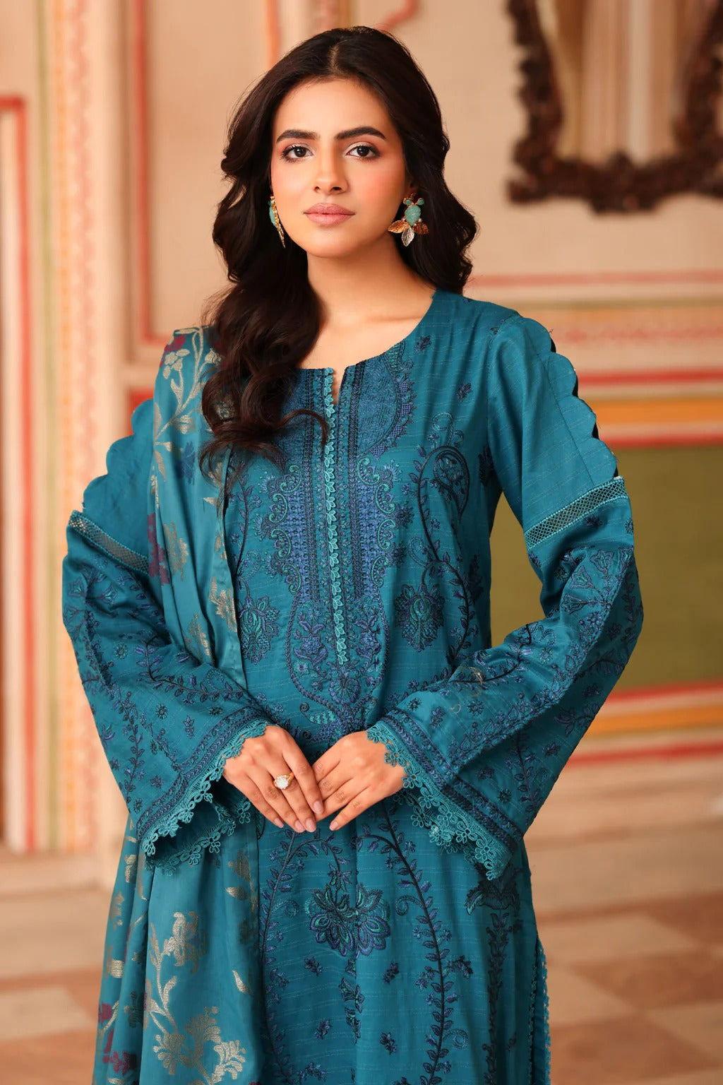 Nashfa by Johra Embroidered Jecquard Lawn Unstitched 3Pcs