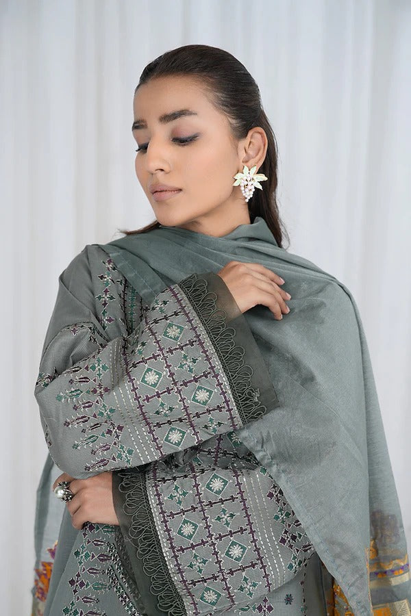 Johra Anoral Embroidered Lawn Unstitched 3Pcs