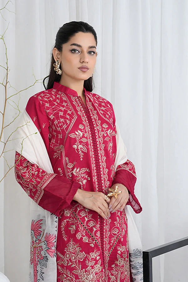 Johra Anoral Embroidered Lawn Unstitched 3Pcs