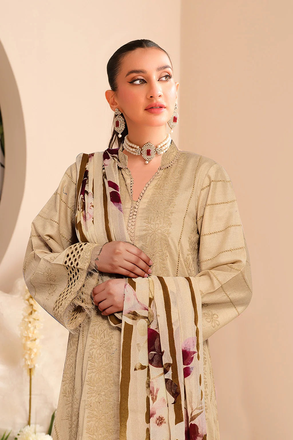 Rabail by Johra Chikankari Lawn Unstitched 3Pcs