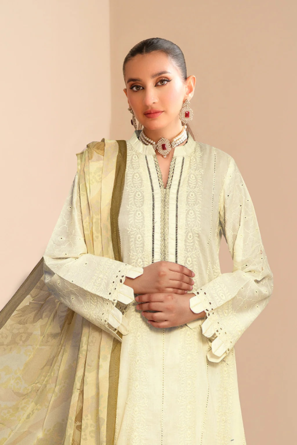 Rabail by Johra Chikankari Lawn Unstitched 3Pcs