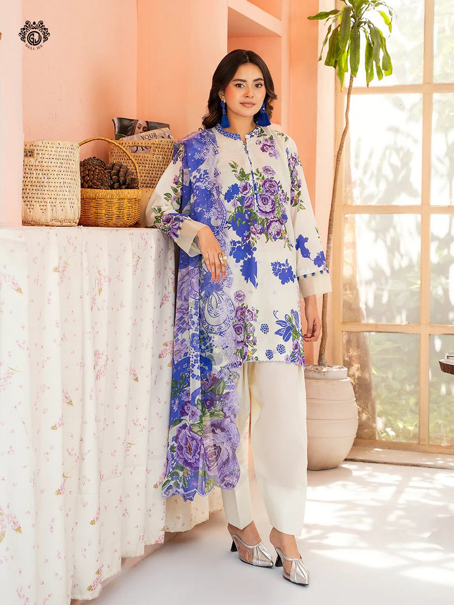 Rang Pasand By Gul Jee Vol-2 Embroidered Digital Printed Unstitched 3pcs