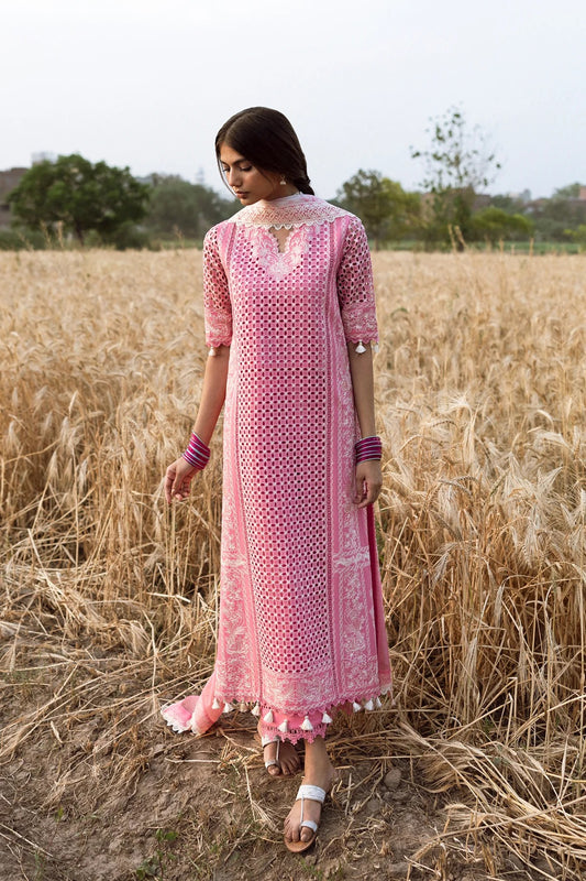 AFROZEH Mulaqaat Embroidered Printed Lawn Unstitched 3pcs