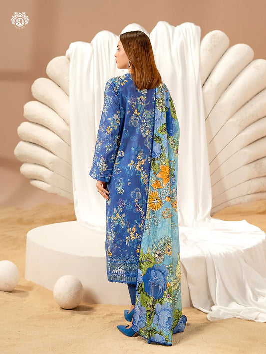 Gullbano By Gull Jee Embroidered Digital Printed Lawn Unstitched 3 Piece