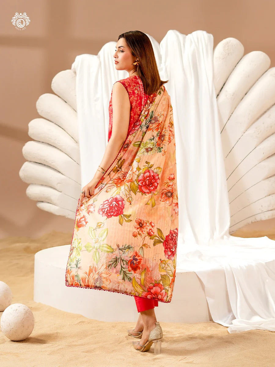 Gullbano By Gull Jee Embroidered Digital Printed Lawn Unstitched 3 Piece