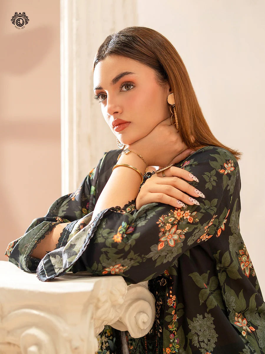 Gullbano By Gull Jee Embroidered Digital Printed Lawn Unstitched 3 Piece
