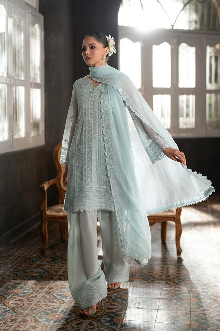 Azure Ensembles Festive Chiffon Unstitched 3Pcs