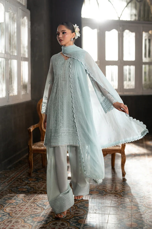 Azure Ensembles Festive Chiffon Unstitched 3Pcs