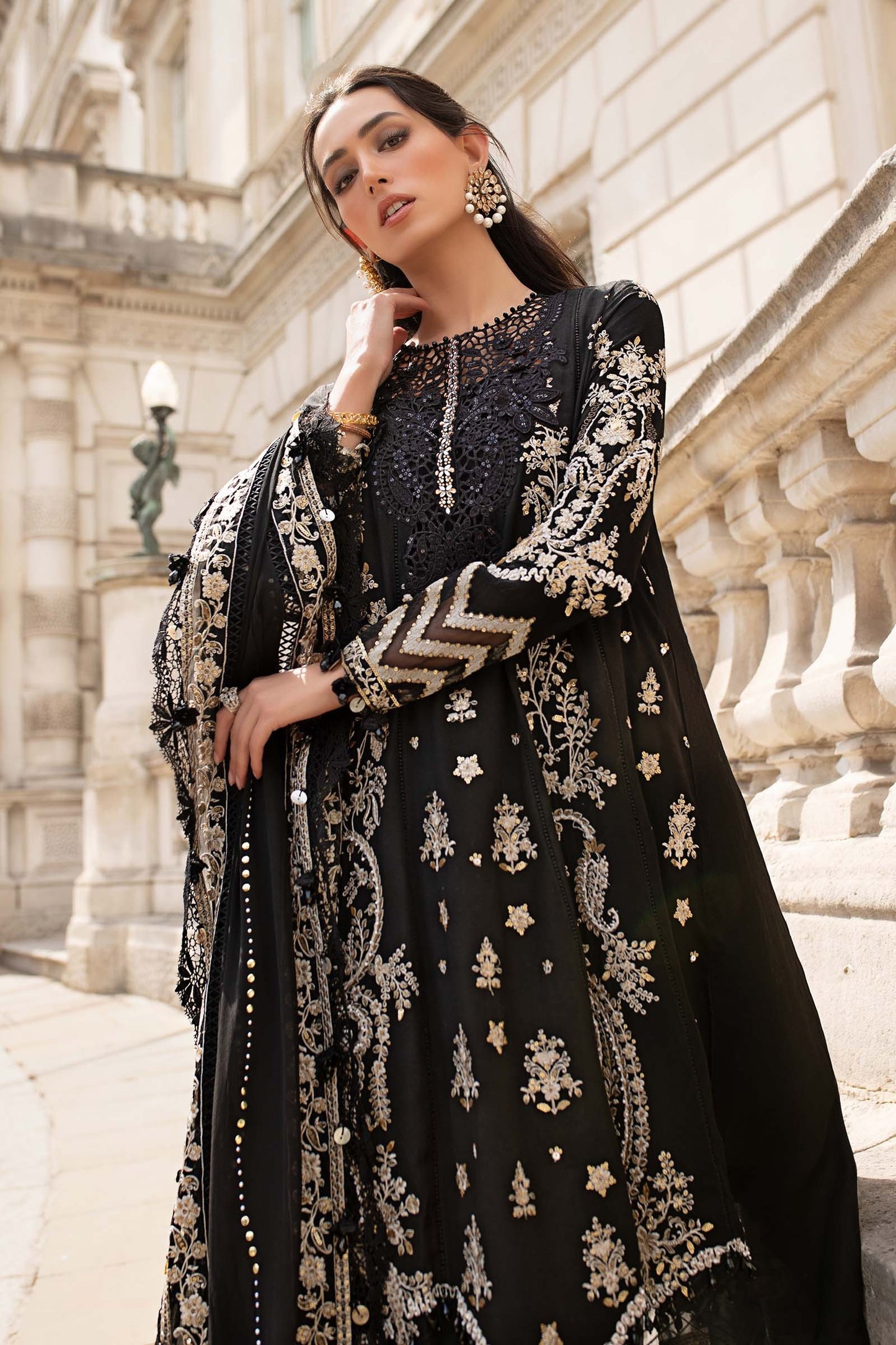 Soiree by Maria B. Vol-01 Embroidered Festive Formals'26 Unstitched 3 Piece