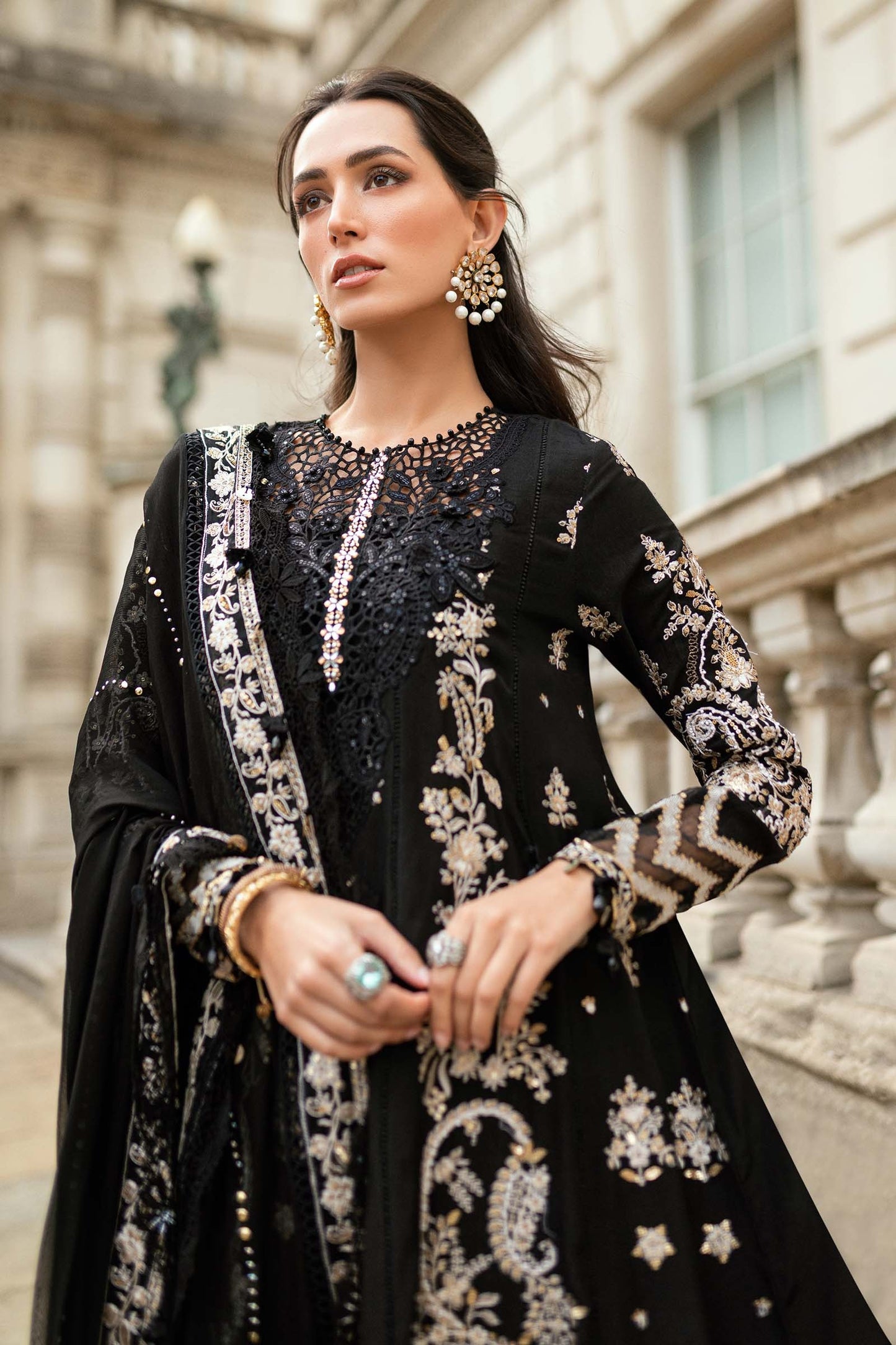 Soiree by Maria B. Vol-01 Embroidered Festive Formals'26 Unstitched 3 Piece