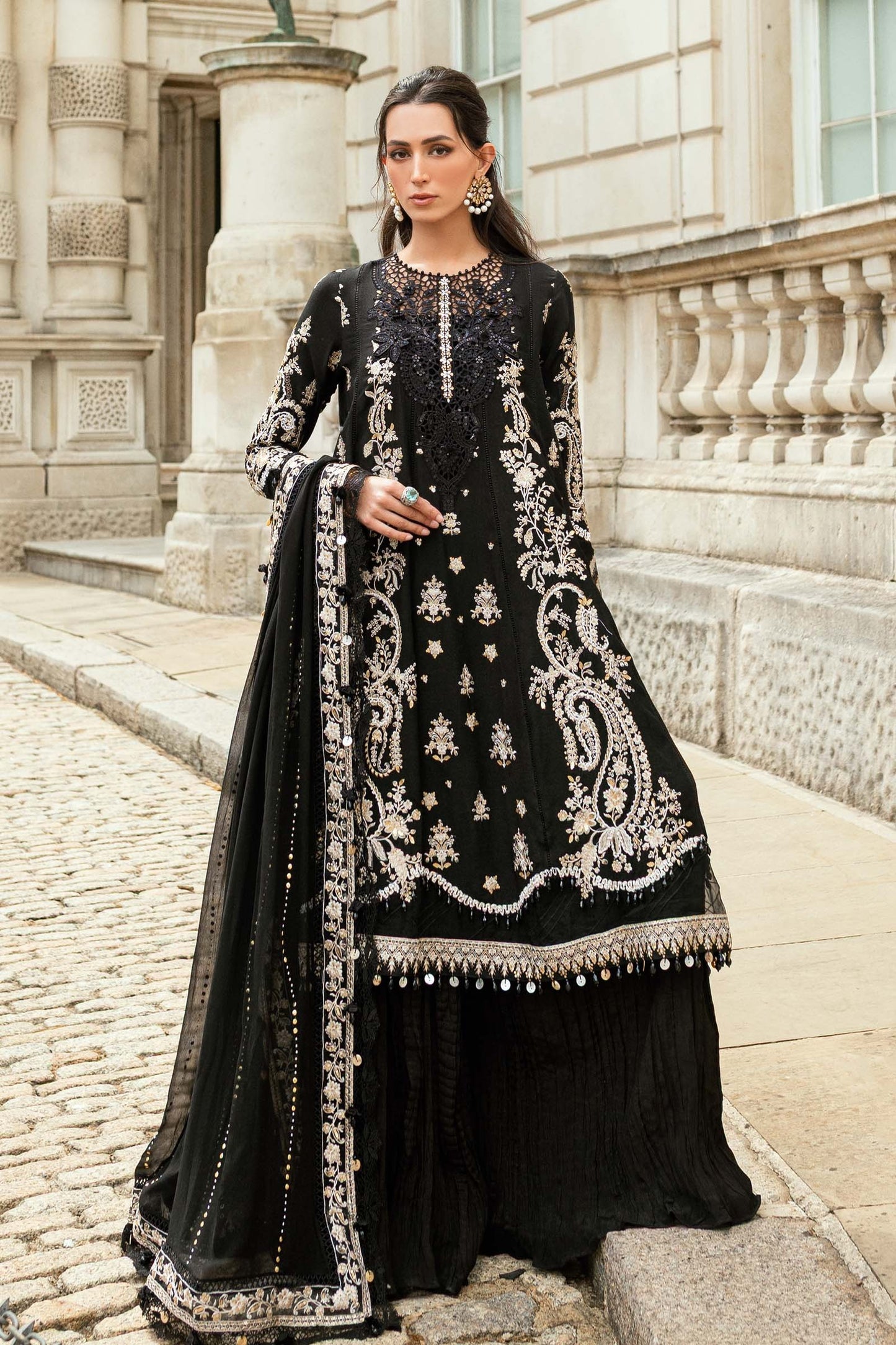 Soiree by Maria B. Vol-01 Embroidered Festive Formals'26 Unstitched 3 Piece