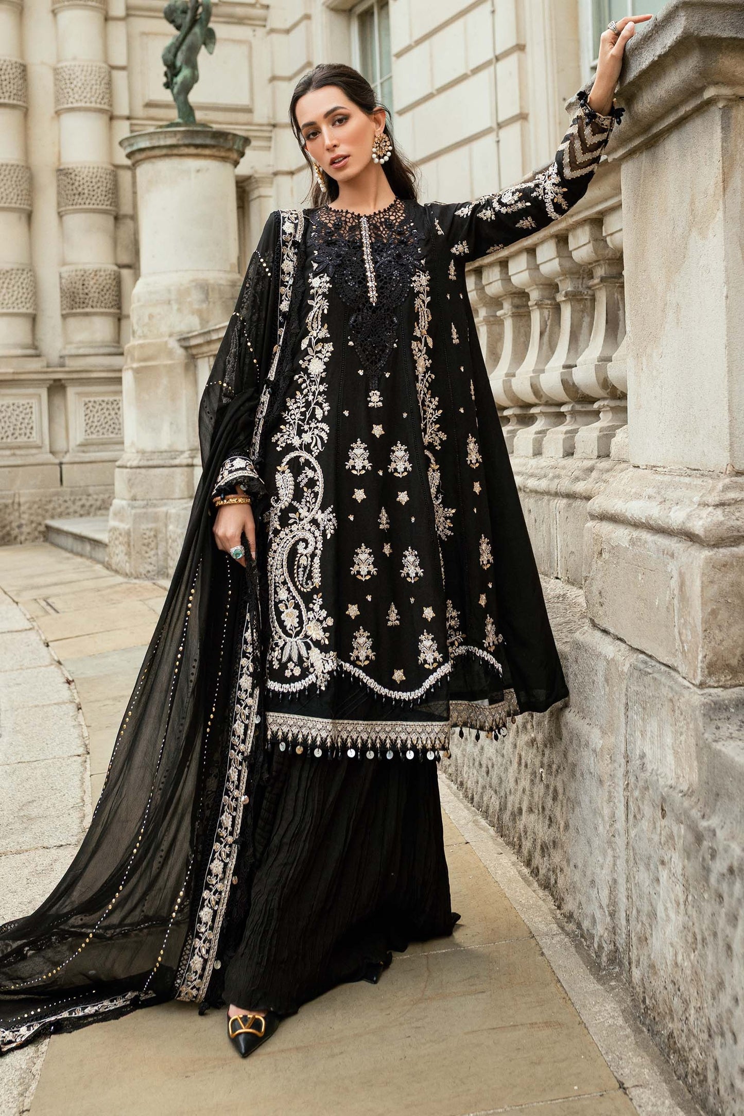 Soiree by Maria B. Vol-01 Embroidered Festive Formals'26 Unstitched 3 Piece