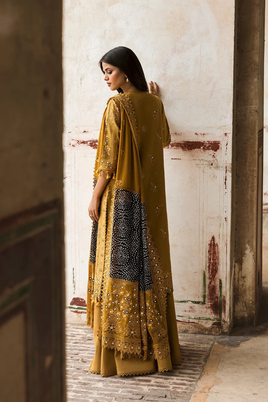 AFROZEH Mulaqaat Embroidered Printed Lawn Unstitched 3pcs