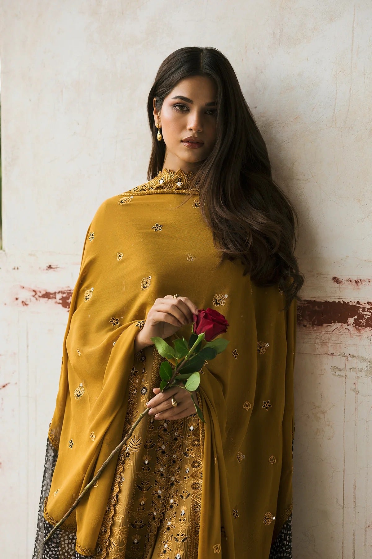 AFROZEH Mulaqaat Embroidered Printed Lawn Unstitched 3pcs