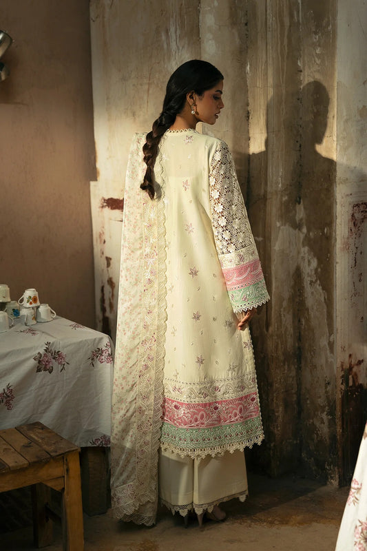 AFROZEH Mulaqaat Embroidered Printed Lawn Unstitched 3pcs