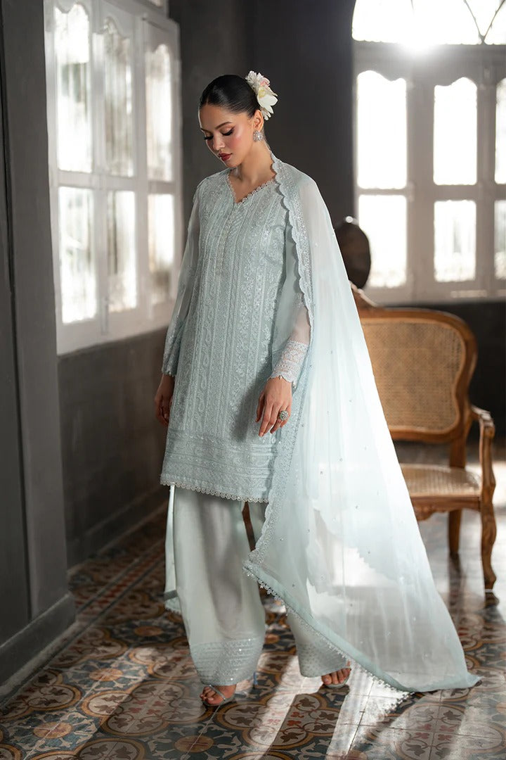 Azure Ensembles Festive Chiffon Unstitched 3Pcs