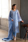 Azure Ensembles Festive Chiffon Unstitched 3Pcs