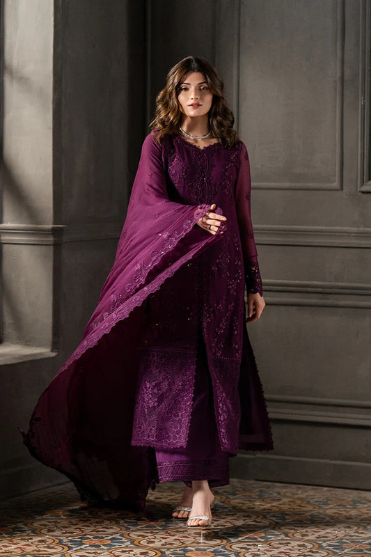 Azure Ensembles Festive Chiffon Unstitched 3Pcs