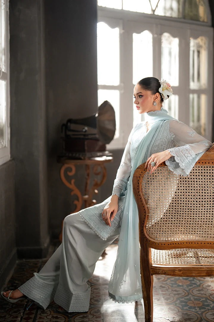 Azure Ensembles Festive Chiffon Unstitched 3Pcs