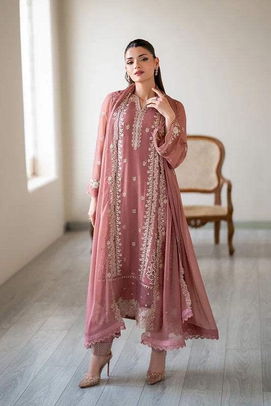 Azure Ensembles Festive Chiffon Unstitched 3Pcs