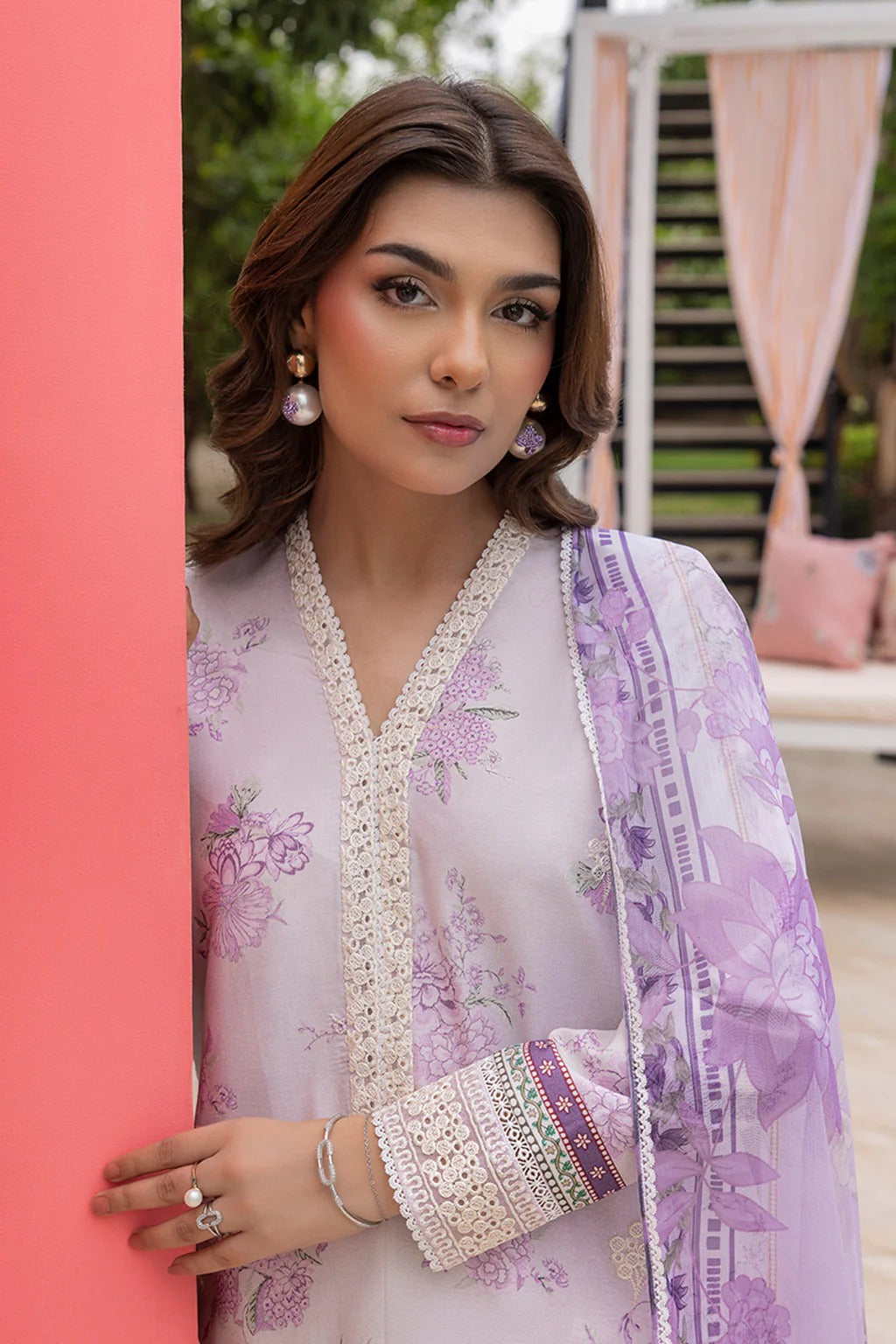 Mojito by Saad Sheikh Embroidered with Boring and Printed Lawn Unstitched 3Pcs