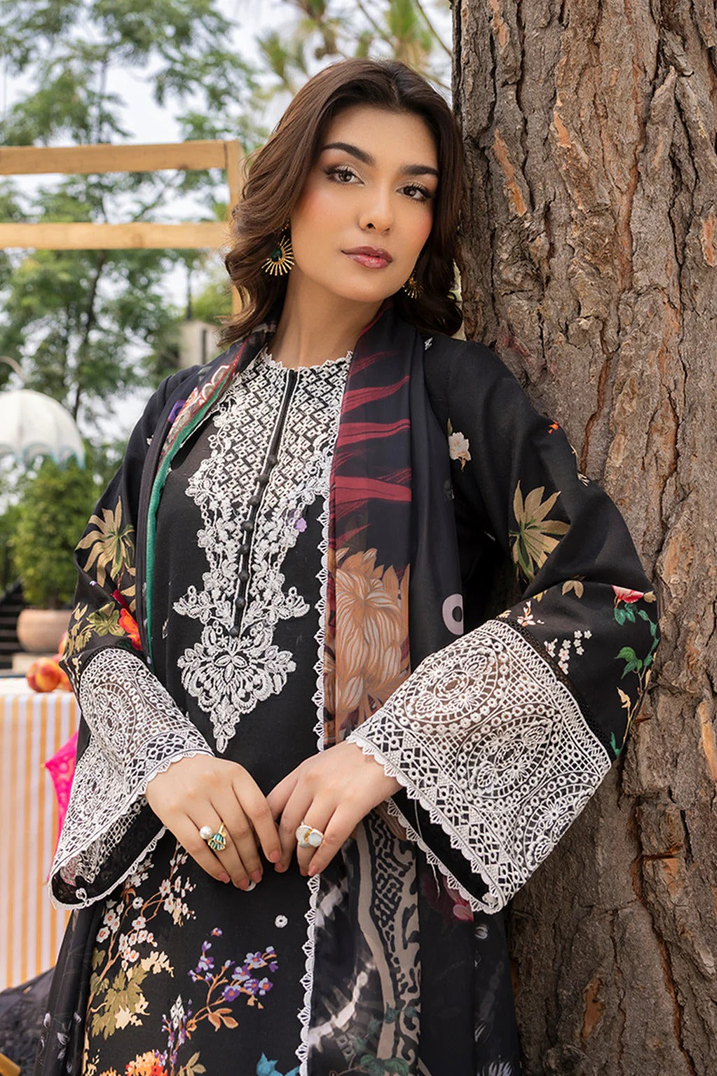 Mojito by Saad Sheikh Embroidered with Boring and Printed Lawn Unstitched 3Pcs