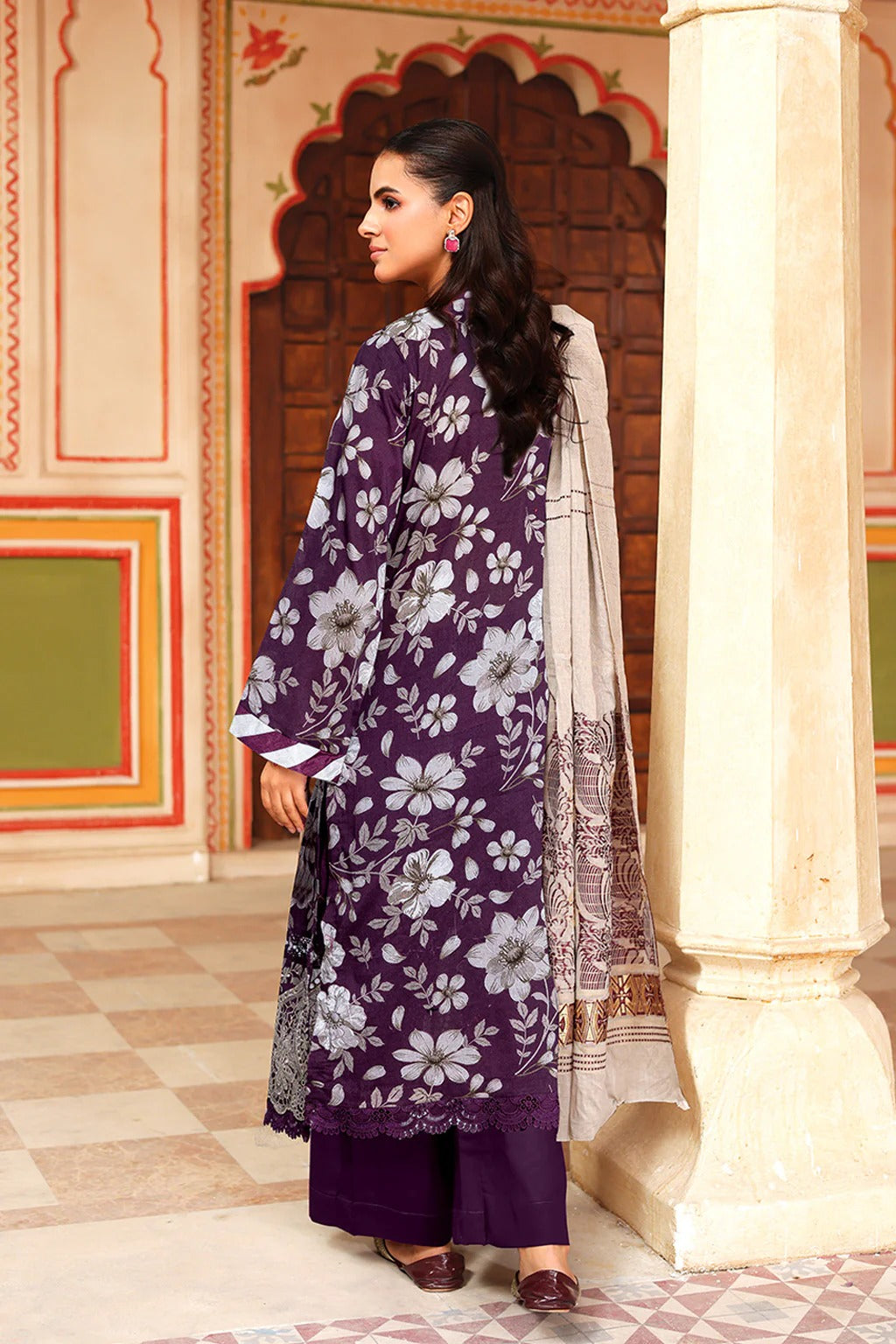 Johra Anaysha Embroidered Printed Lawn Unstitched 3Pcs