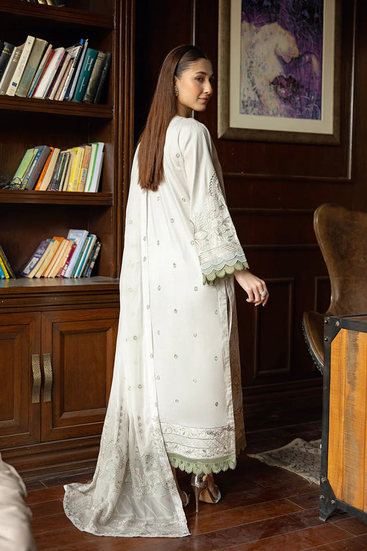 Johra Abshaam Embroidered Lawn Unstitched 3Pcs