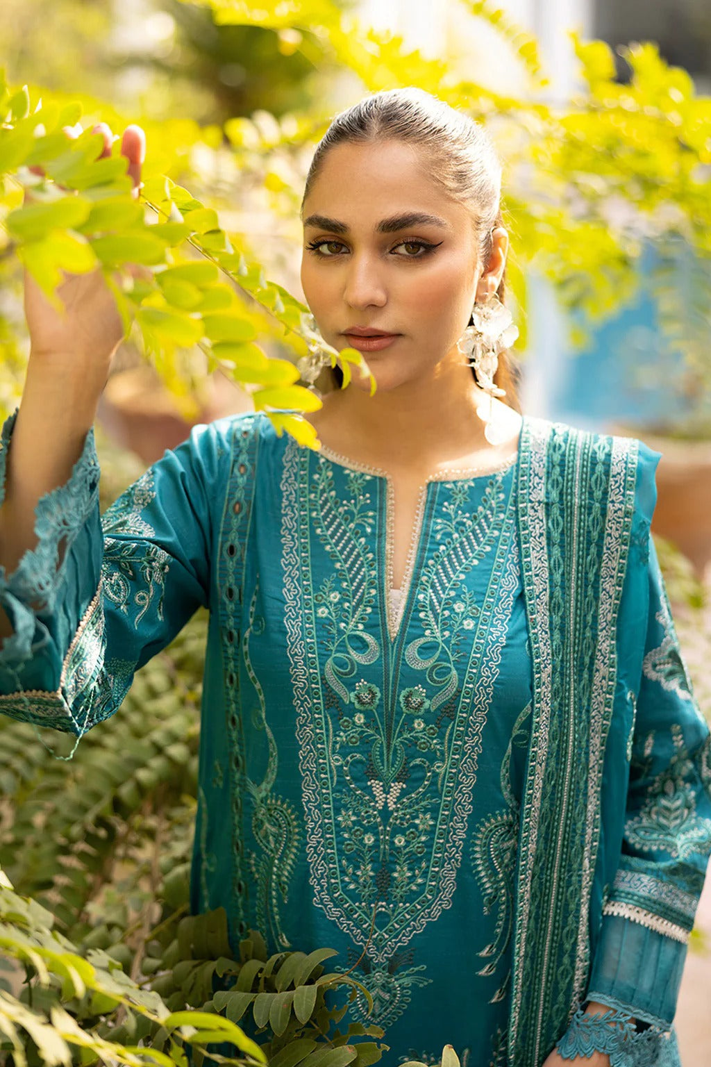 Johra Abshaam Embroidered Lawn Unstitched 3Pcs