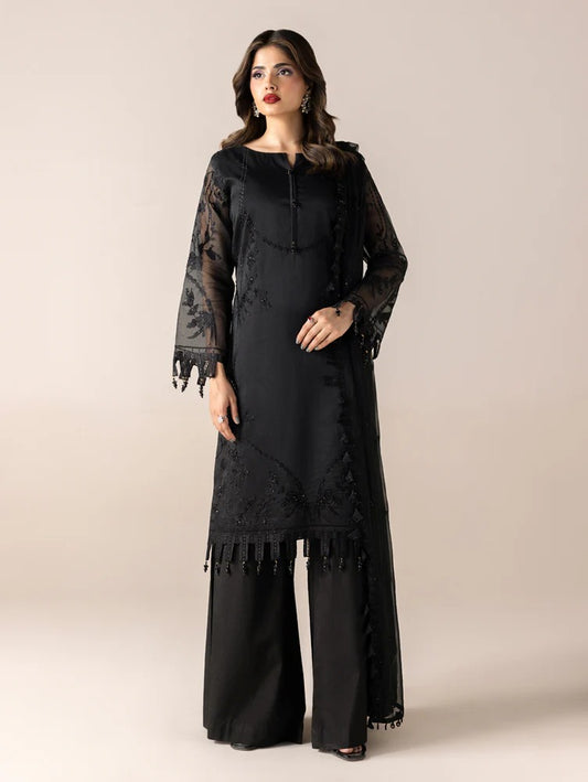 Aurapret By Zebtan Embroidered Organza Stitched 3 Piece