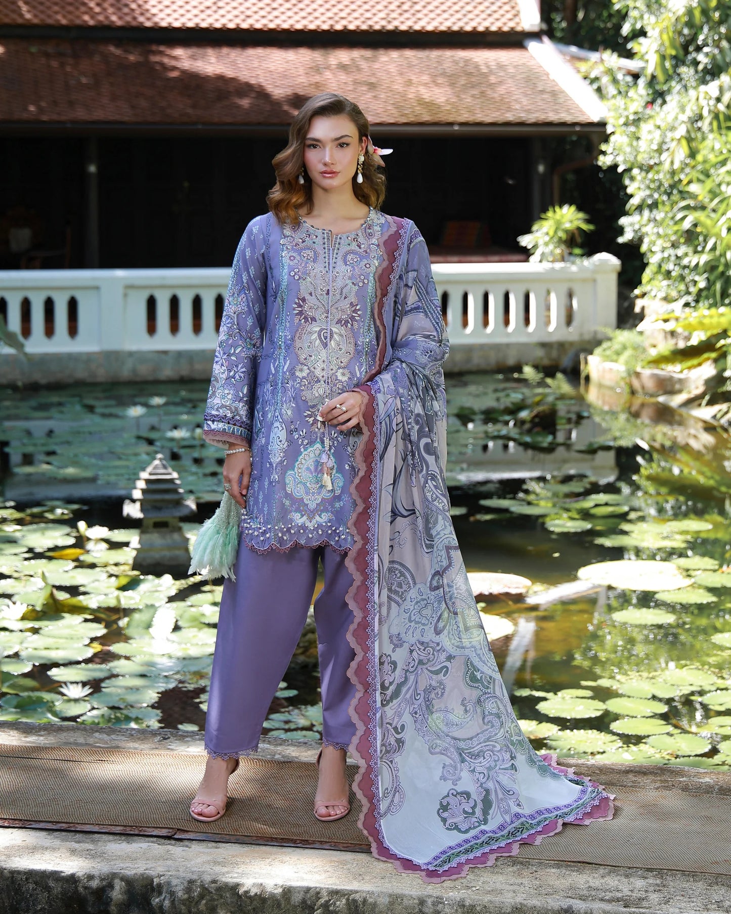 Jade Urbane Embroidered Lawn Unstitched 3pcs