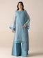 Aurapret By Zebtan Embroidered Organza Stitched 3 Piece