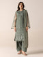 Aurapret By Zebtan Embroidered Organza Stitched 3 Piece