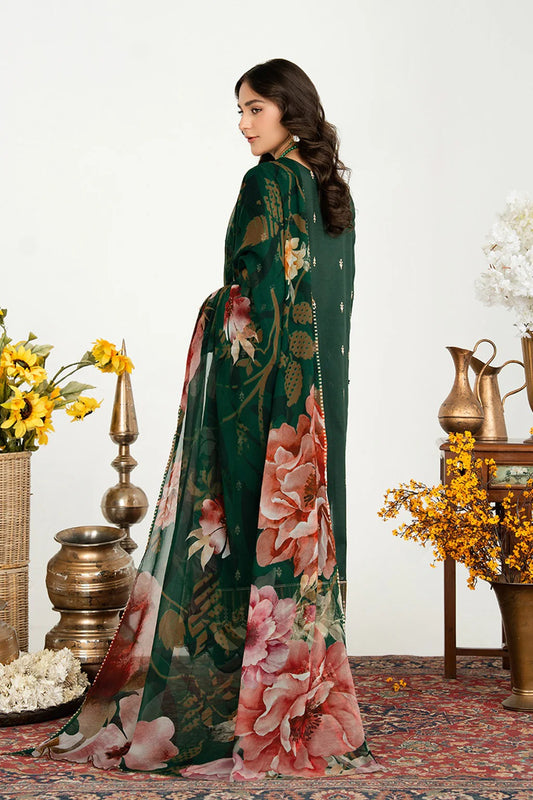 Johra Anavia Embroidered Bana Dora Lawn Unstitched 3Pcs
