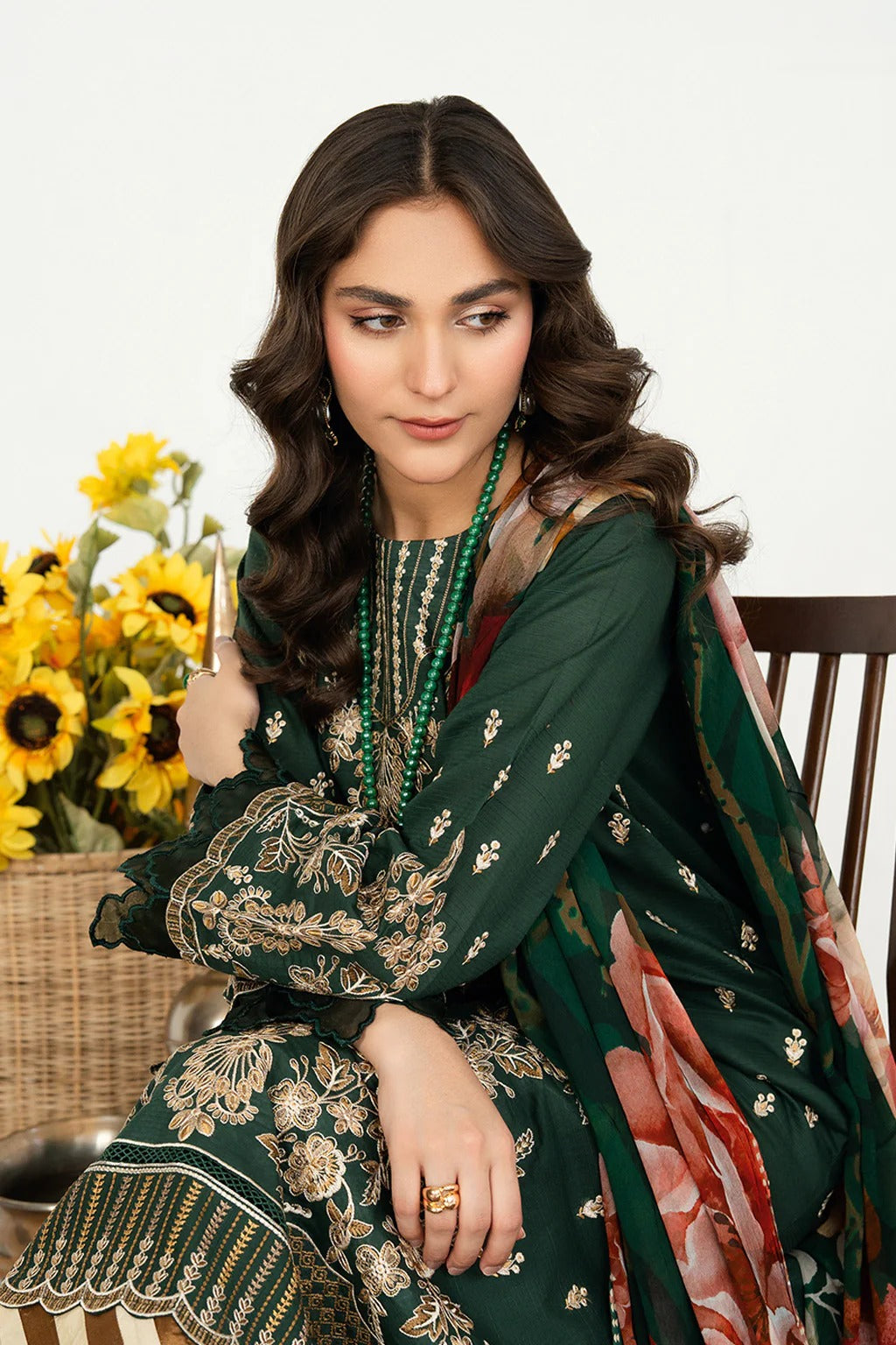 Johra Anavia Embroidered Bana Dora Lawn Unstitched 3Pcs