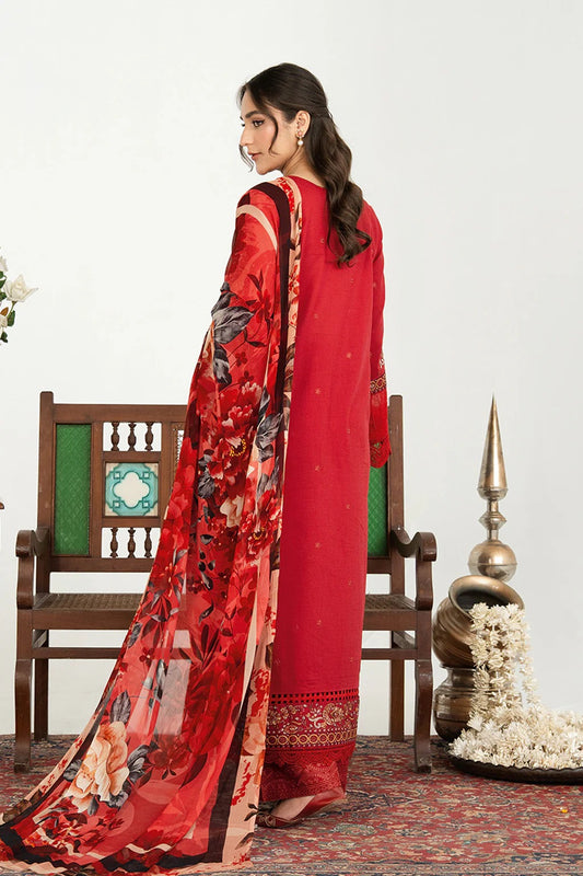 Johra Anavia Embroidered Bana Dora Lawn Unstitched 3Pcs