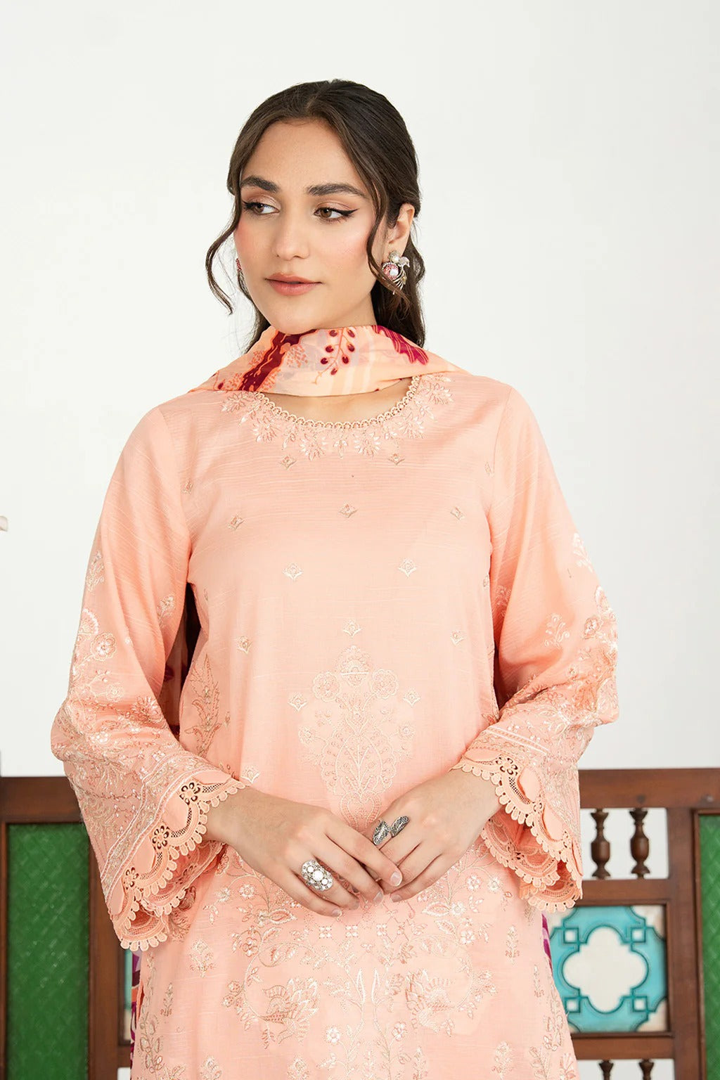 Johra Anavia Embroidered Bana Dora Lawn Unstitched 3Pcs