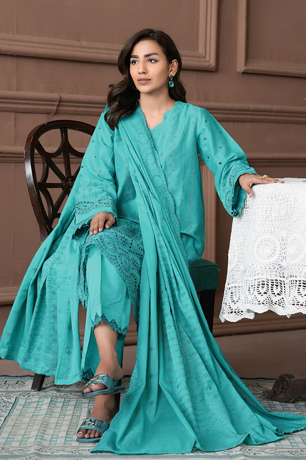Sariya By Johra Chikankari Lawn Unstitched 3Pcs