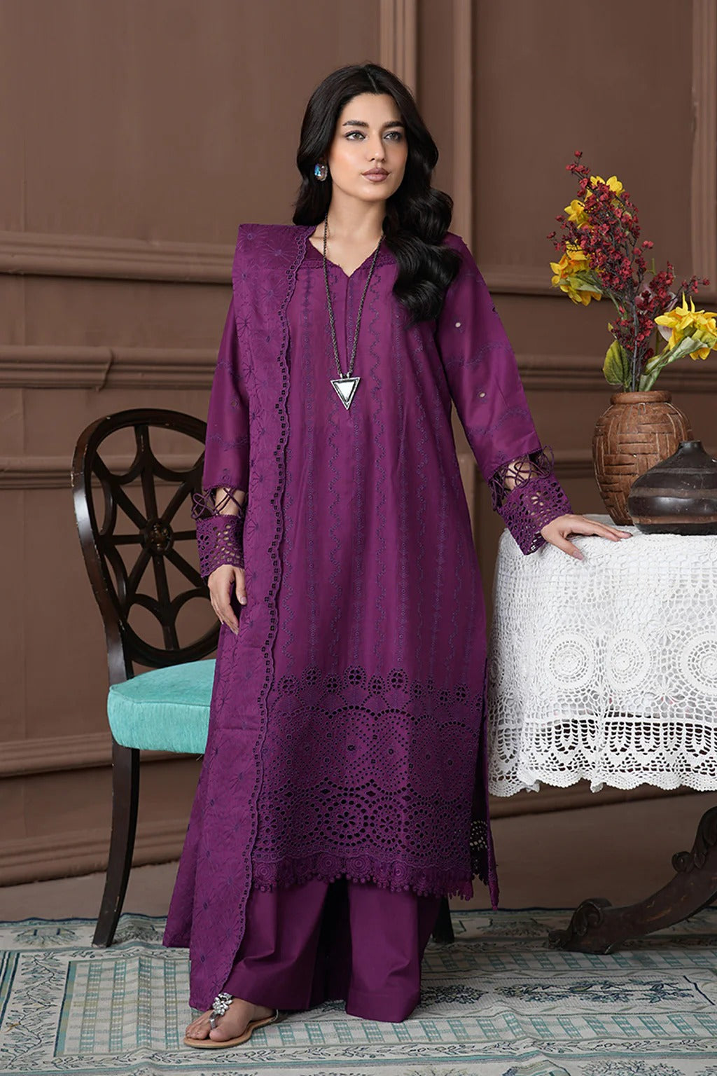 Sariya By Johra Chikankari Lawn Unstitched 3Pcs