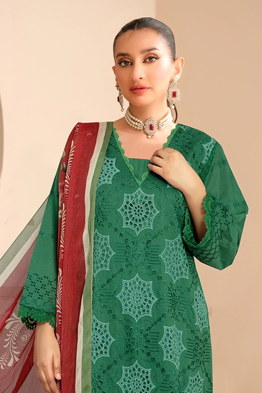 Johra Khani Embroidered Chikankari Lawn Unstitched 3Pcs
