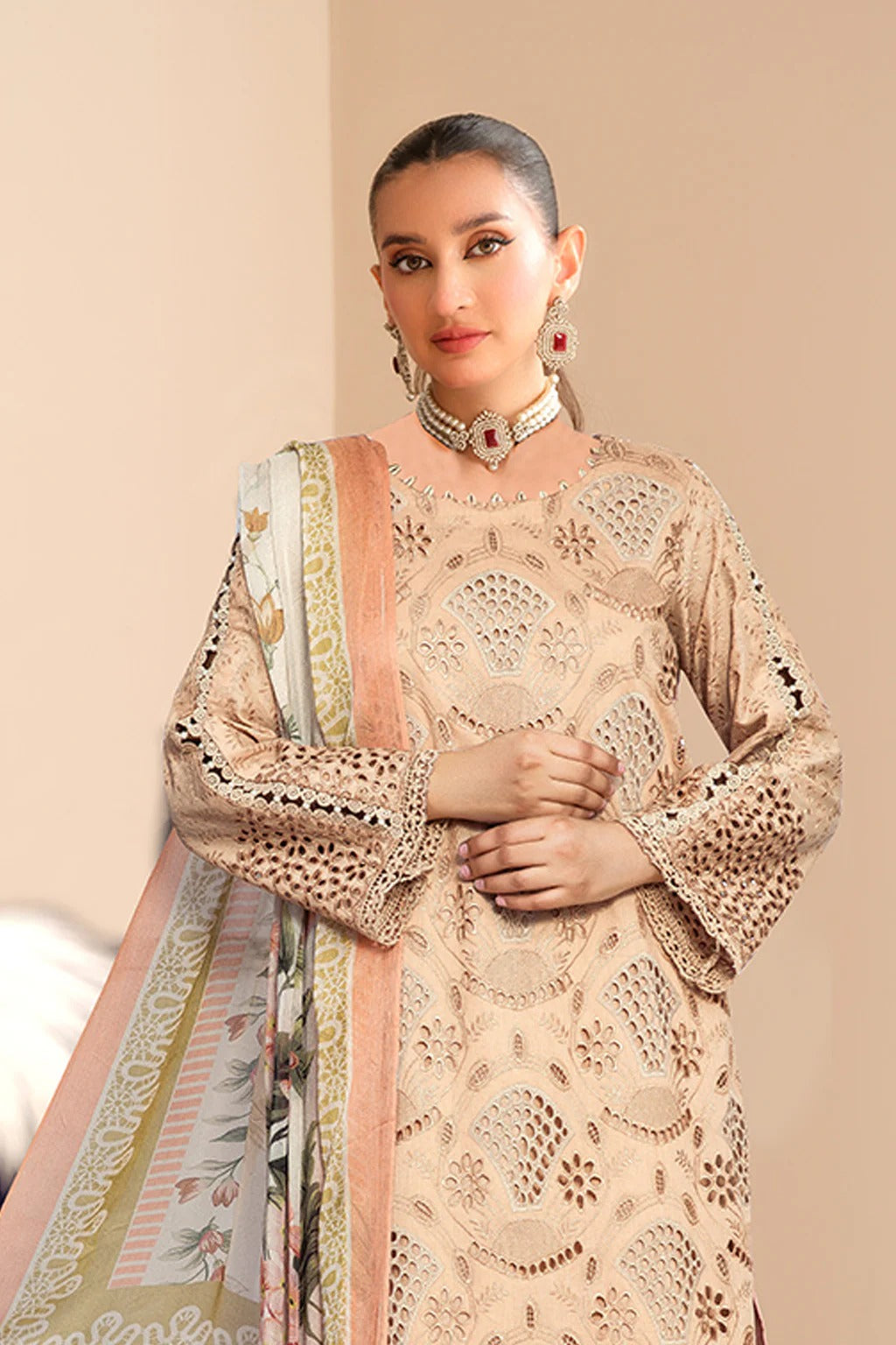Johra Khani Embroidered Chikankari Lawn Unstitched 3Pcs
