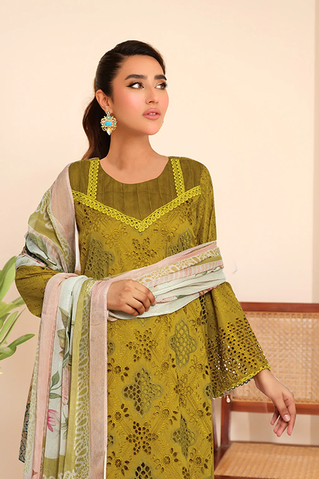 Johra Khani Embroidered Chikankari Lawn Unstitched 3Pcs