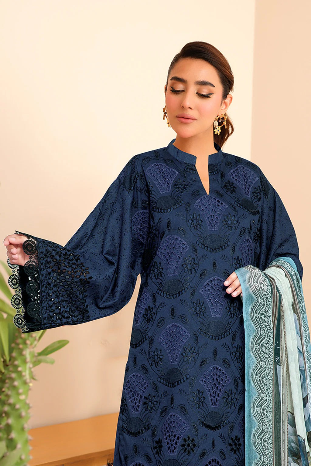 Johra Khani Embroidered Chikankari Lawn Unstitched 3Pcs