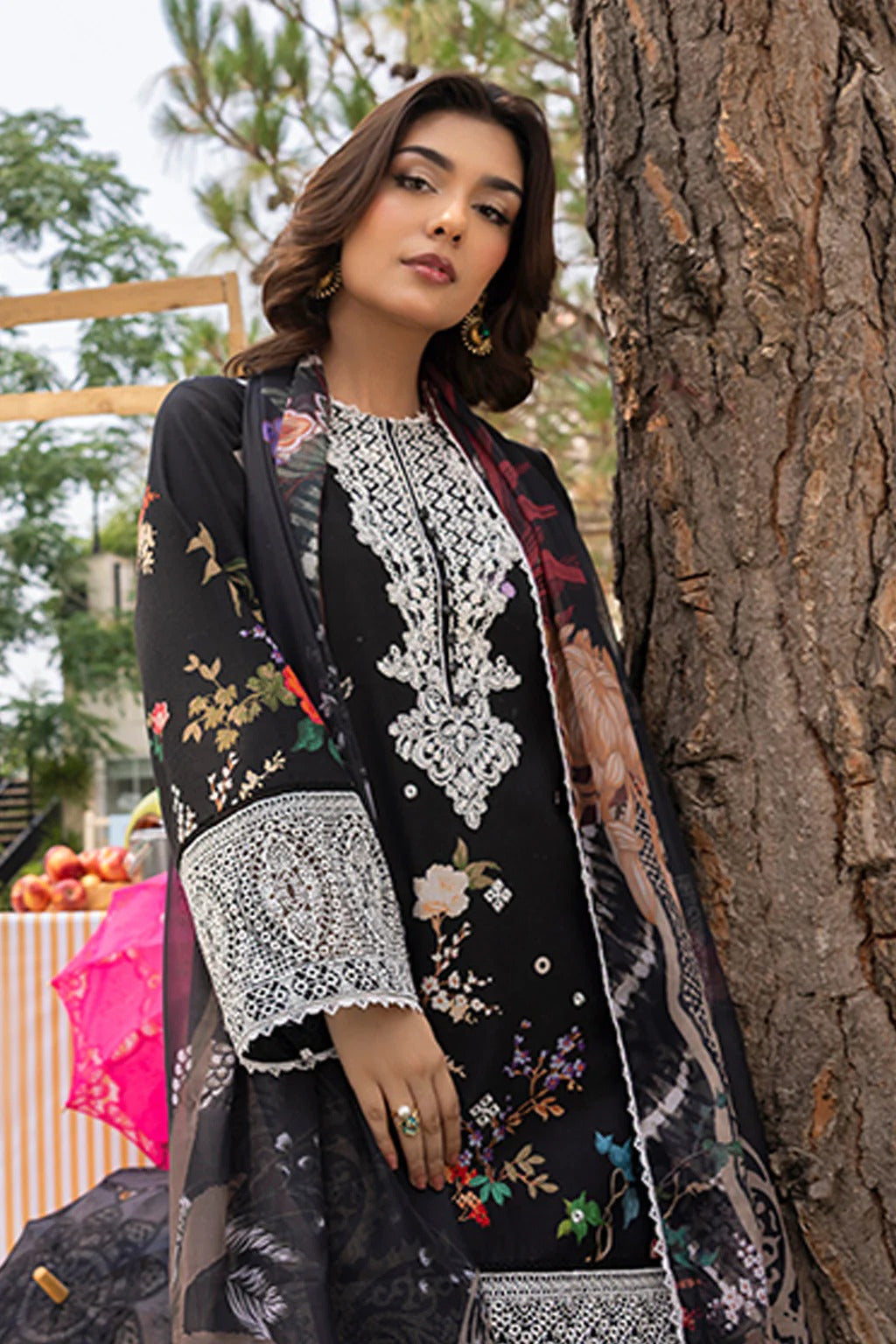 Mojito by Saad Sheikh Embroidered with Boring and Printed Lawn Unstitched 3Pcs