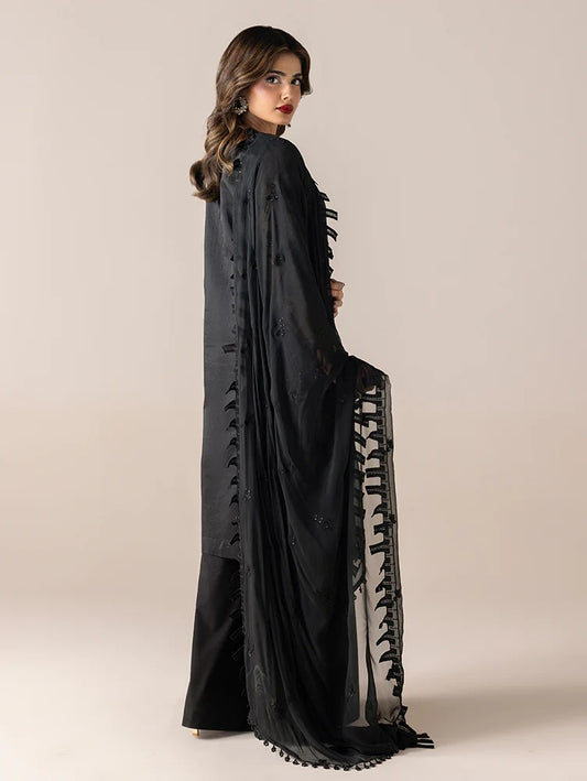 Aurapret By Zebtan Embroidered Organza Stitched 3 Piece