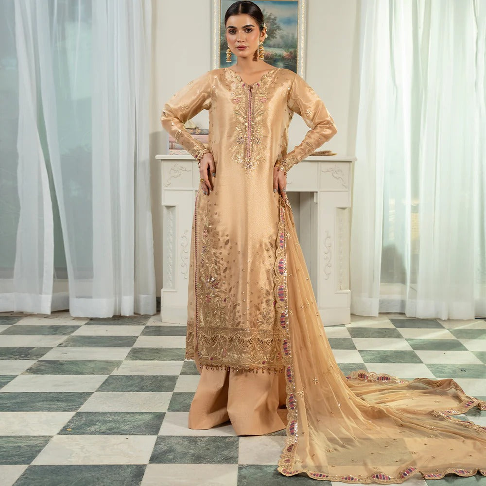 Mahroosh by Zebtan Embroidered Organza Unstitched 3Pcs