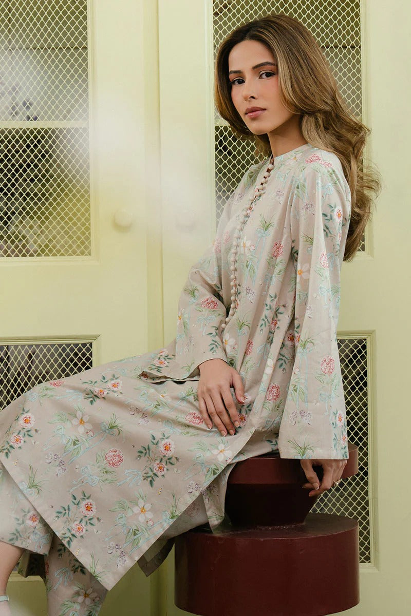 Cross Stitch Daily Digital Printed Lawn Collection'25 Unstitched 2pcs
