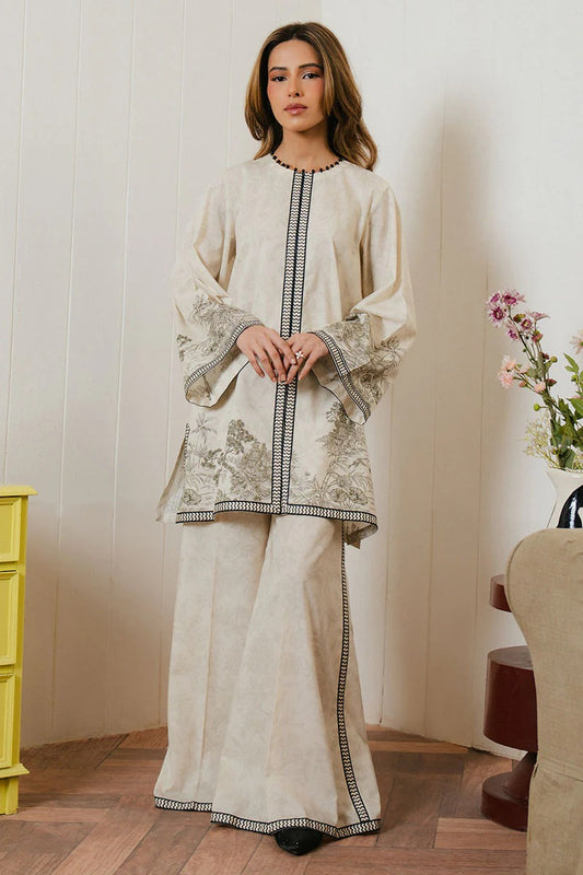 Cross Stitch Daily Digital Printed Lawn Collection'25 Unstitched 2pcs