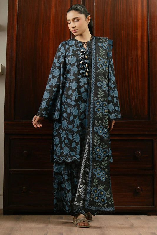 Cross Stitch Daily Digital Printed Lawn Collection'25 Unstitched 3pcs