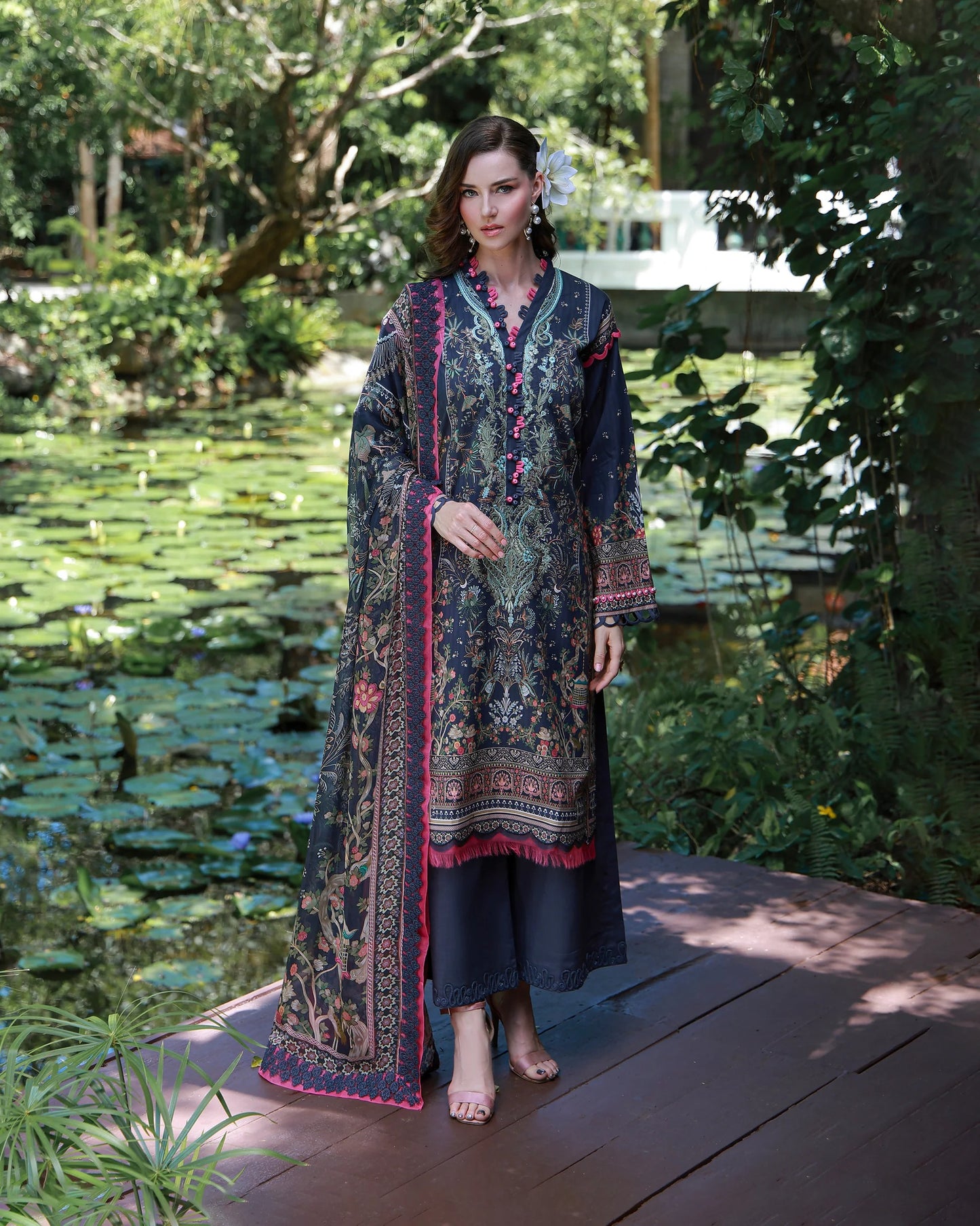 Jade Urbane Embroidered Lawn Unstitched 3pcs